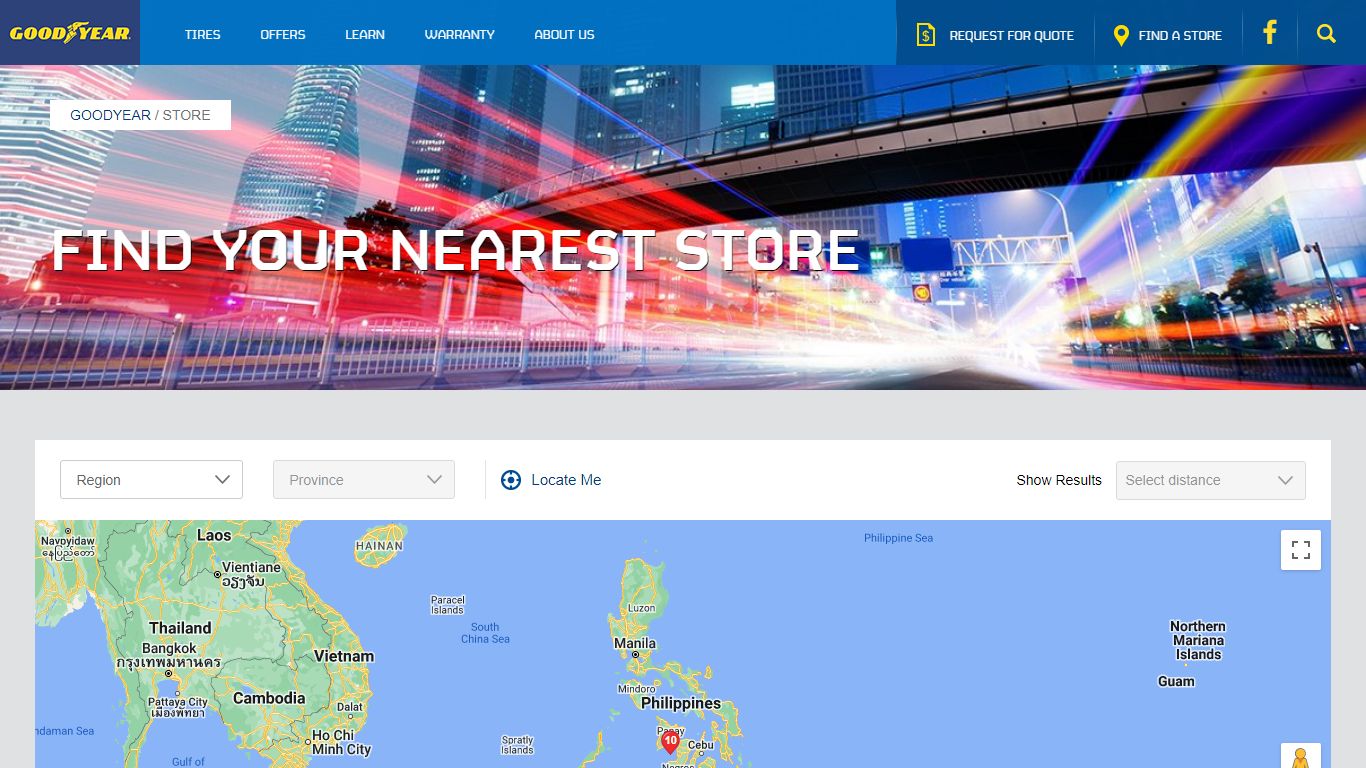 Find A Tire Shop Near You In Philippines | Goodyear